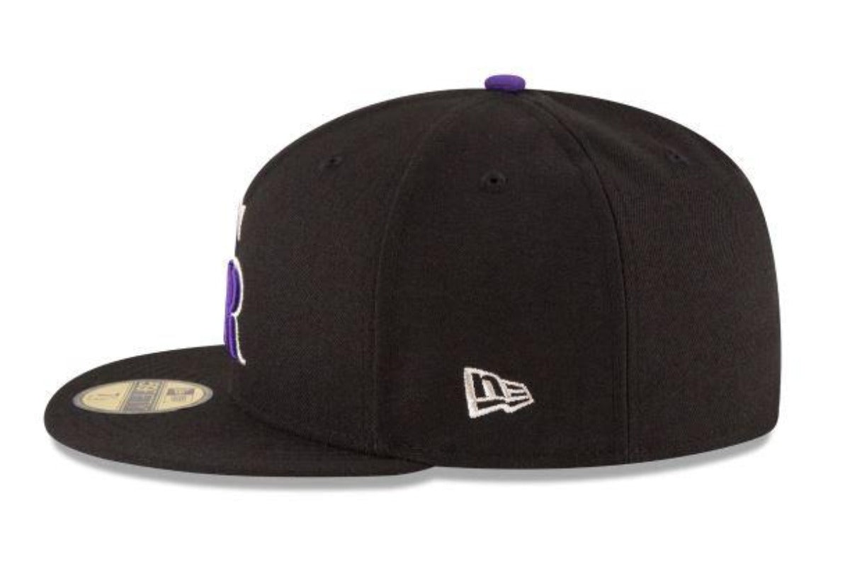COLORADO ROCKIES HOME NEW ERA HOME AUTHENTIC COLLECTION 59FIFTY FITTED-ON-FIELD COLLECTION-BLACK