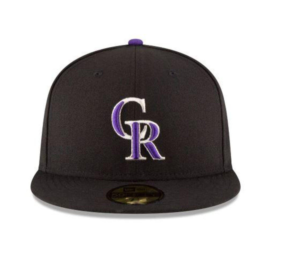 COLORADO ROCKIES HOME NEW ERA HOME AUTHENTIC COLLECTION 59FIFTY FITTED-ON-FIELD COLLECTION-BLACK