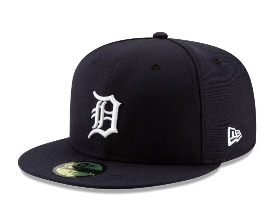 DETROIT TIGERS NEW ERA HOME AUTHENTIC COLLECTION 59FIFTY FITTED-ON-FIELD COLLECTION-NAVY