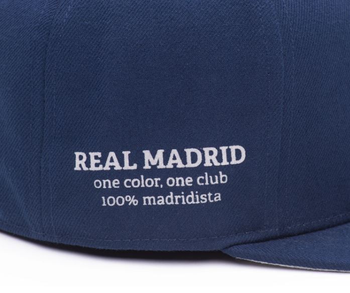 FI COLLECTION REAL MADRID BRAVEHEART FITTED HAT-NAVY