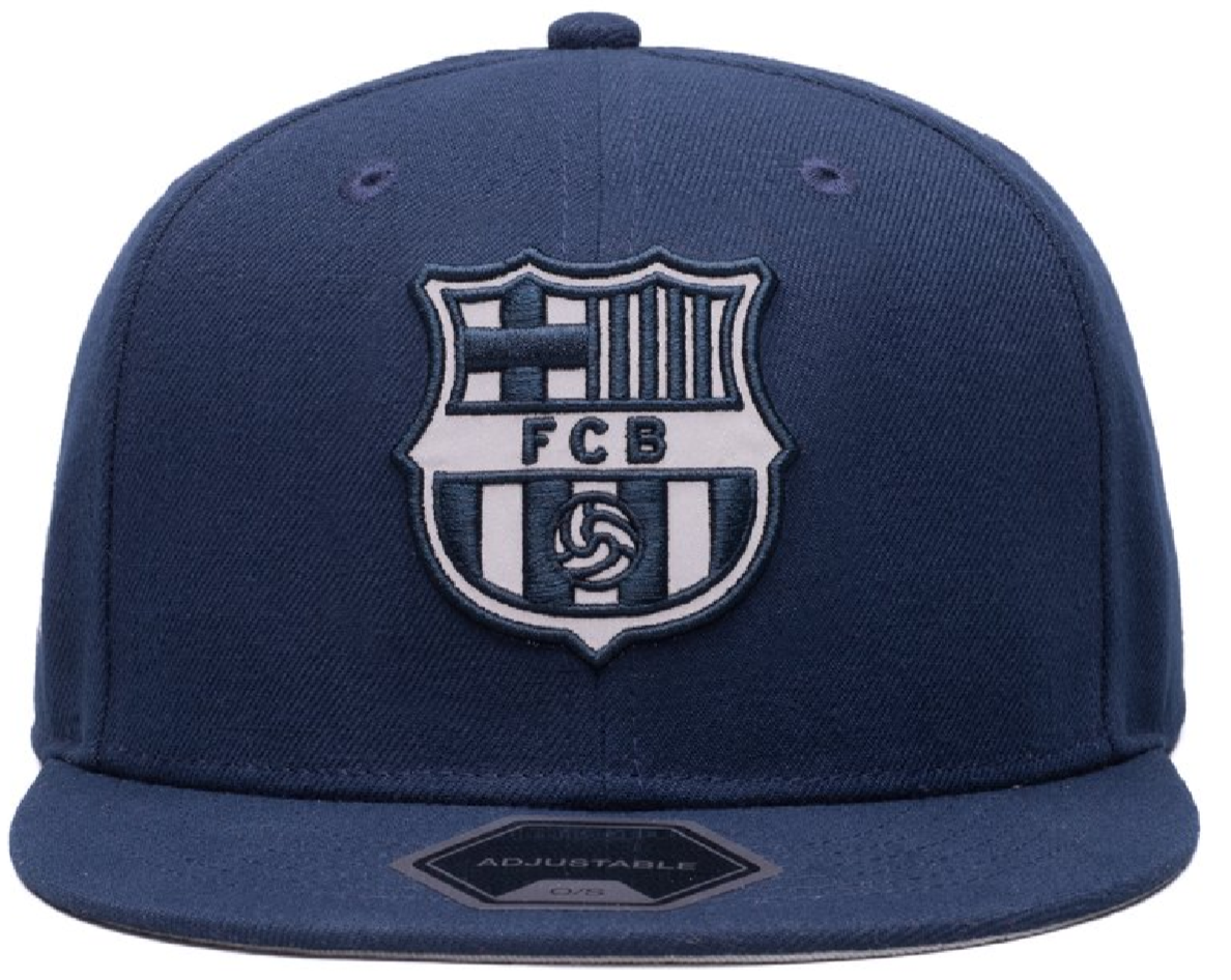 FI COLLECTIONS BARCELONA BRAVEHEART SNAPBACK HAT-NAVY/WHITE
