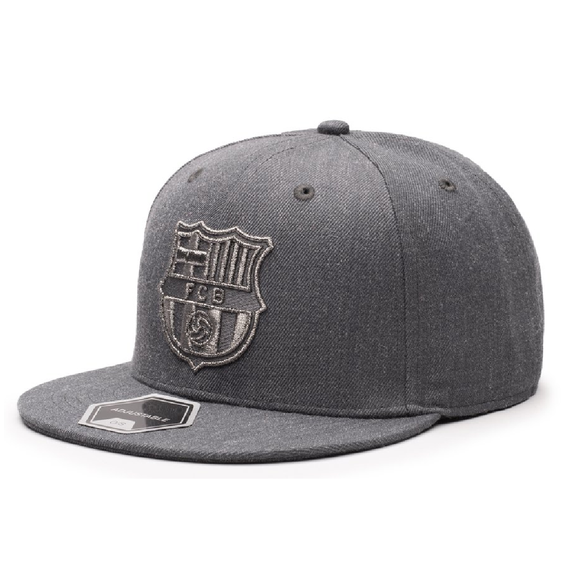 Fi Collections FC Barcelon Platinum Snapback-Heather Black