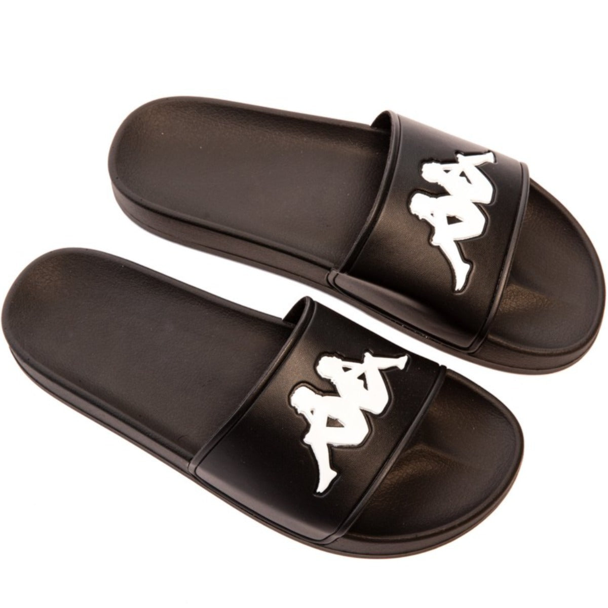 KAPPA AUTHENTIC ADAM 2 SLIDES - BLACK WHITE