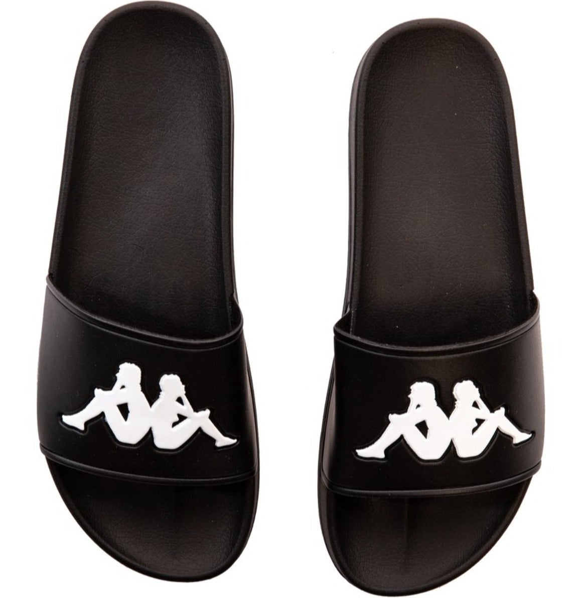 KAPPA AUTHENTIC ADAM 2 SLIDES - BLACK WHITE