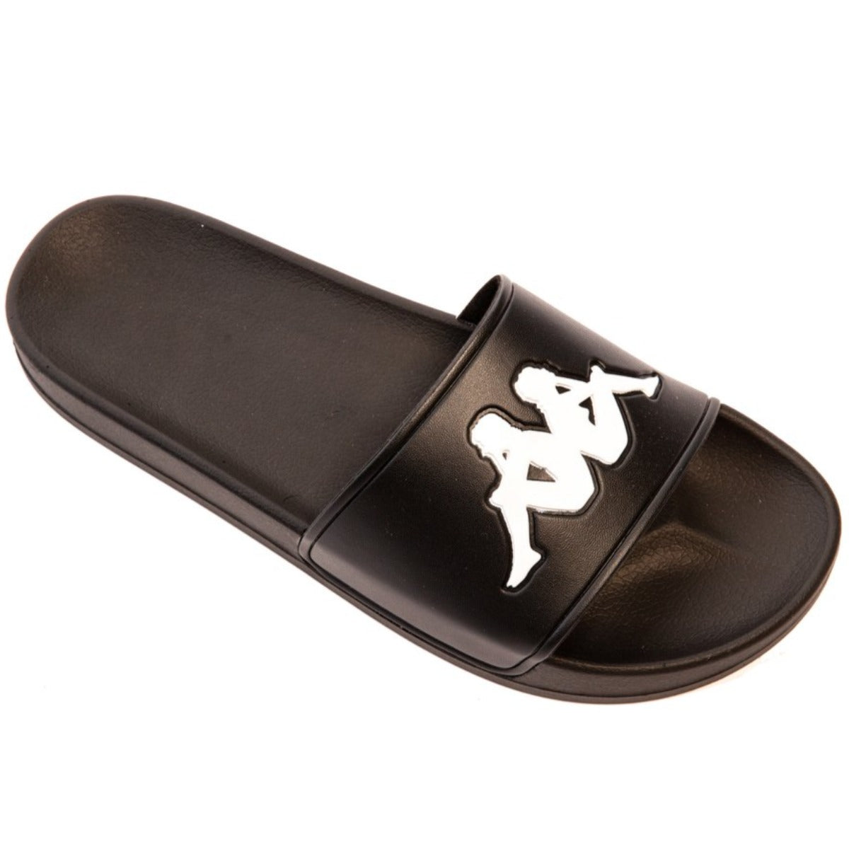 KAPPA AUTHENTIC ADAM 2 SLIDES - BLACK WHITE