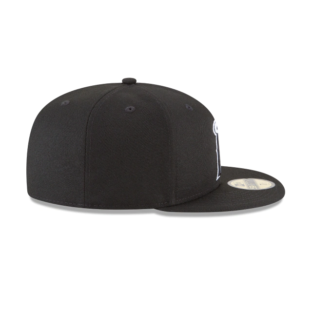 LOS ANGELES ANGELS NEW ERA BASIC 59FIFTY FITTED -BLACK/WHITE