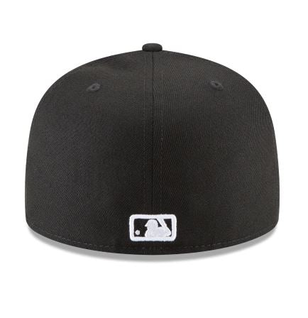 NEW YORK METS NEW ERA BASIC COLLECTION FITTED 59FIFTY-BLACK AND WHITE