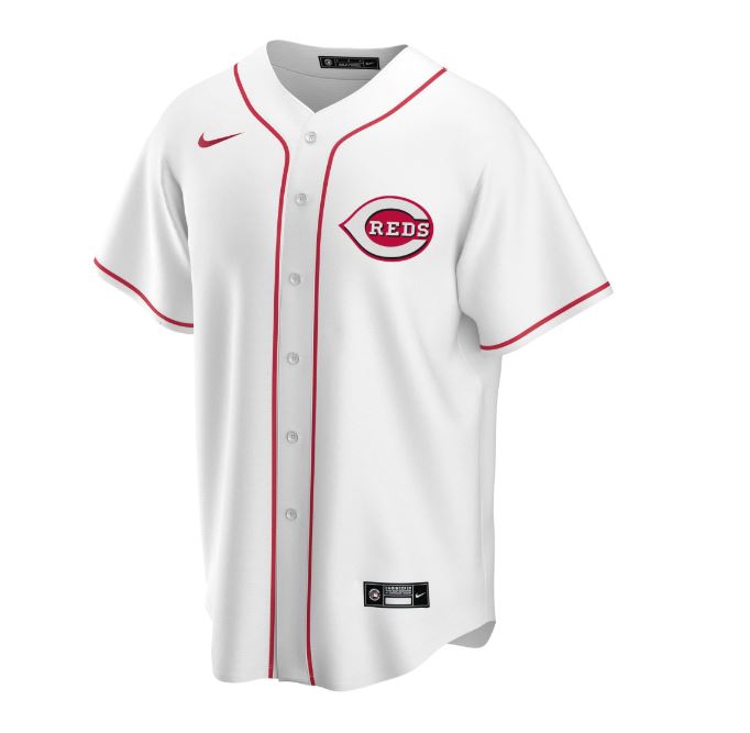 Nike Men's Cincinnati Reds White Home 2020 Replica Team Jersey