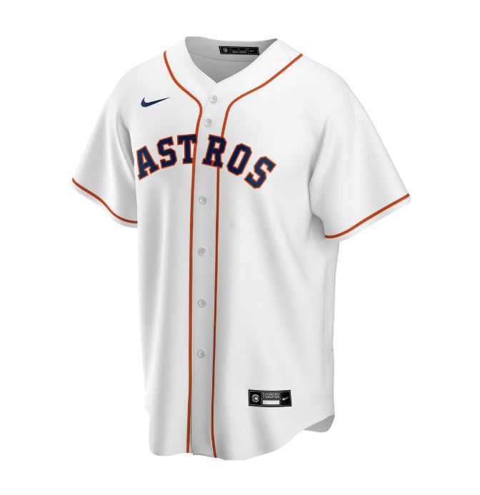 Nike Men's Houston Astros White Home 2020 Replica Team Jersey