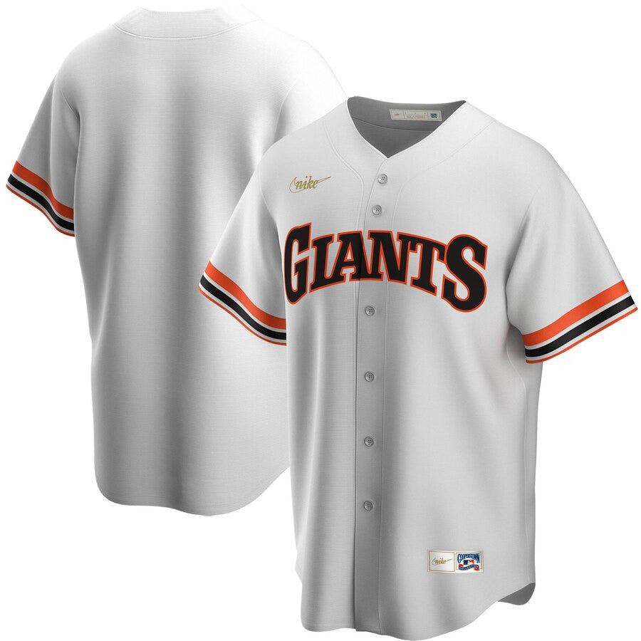 Nike Mens San Francisco Giants White Home 2020 Cooperstown Collection Team Jersey