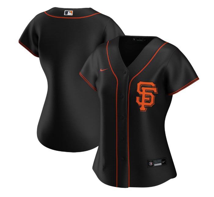 Nike Women's San Francisco Giants Black Alternate 2020 Replica Team Jersey