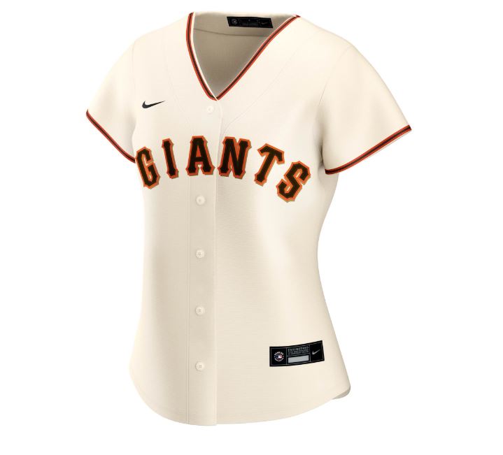 Nike Women's San Francisco Giants Cream Home 2020 Replica Team Jersey