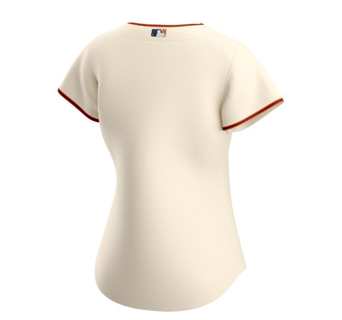 Nike Women's San Francisco Giants Cream Home 2020 Replica Team Jersey