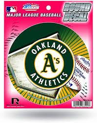 OAKLAND A'S ROUND DECAL
