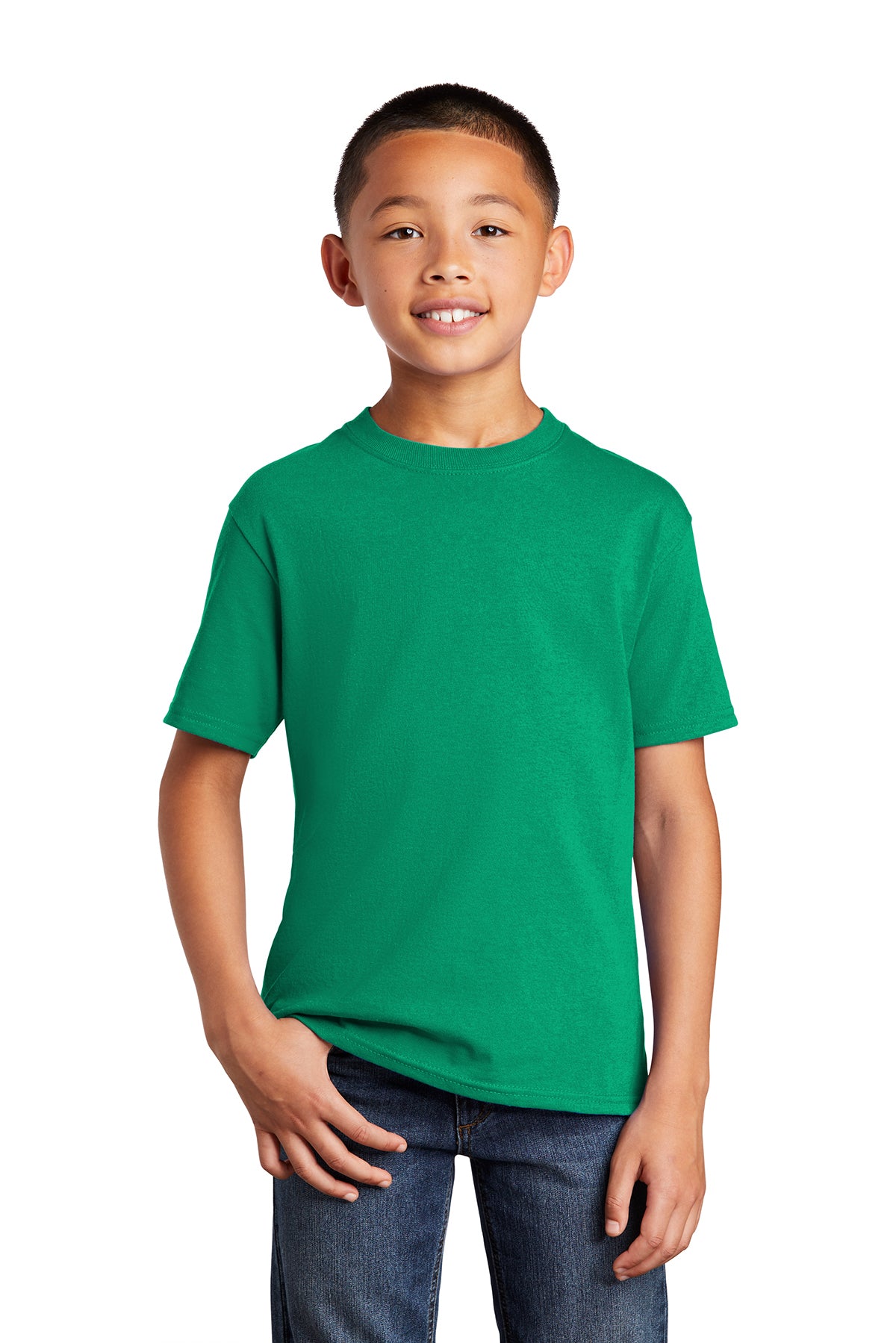 Port & Company® Youth Core Cotton Tee- Kelly