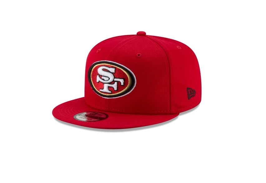 SAN FRANCISCO 49ERS NEW ERA BASIC SNAPBACK 9FIFTY- RED