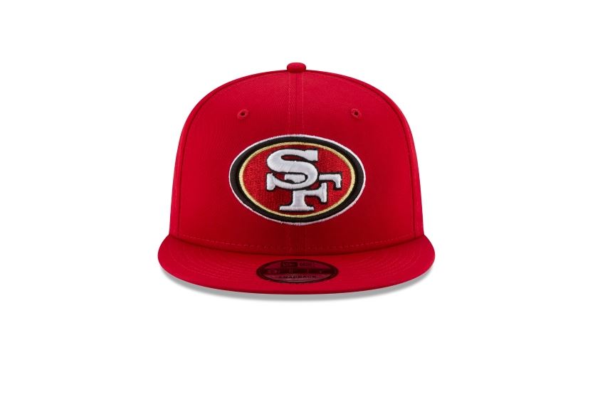 SAN FRANCISCO 49ERS NEW ERA BASIC SNAPBACK 9FIFTY- RED