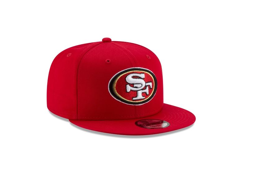 SAN FRANCISCO 49ERS NEW ERA BASIC SNAPBACK 9FIFTY- RED