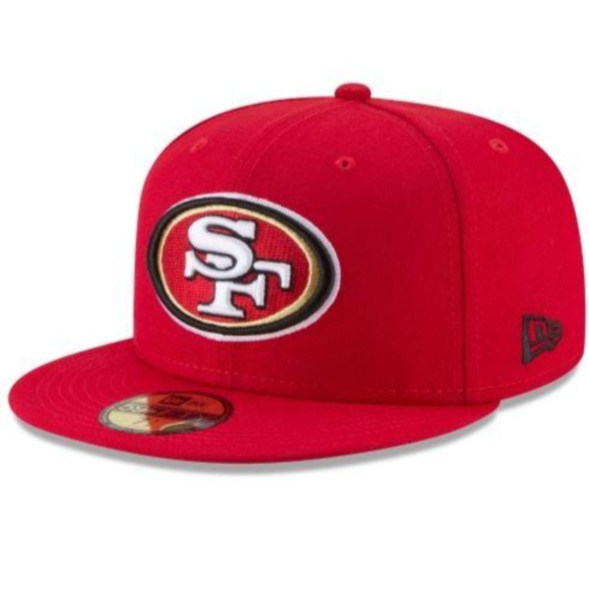 SAN FRANCISCO 49ERS NEW ERA OFFICIAL NFL BASIC 59FIFTY FITTED-RED