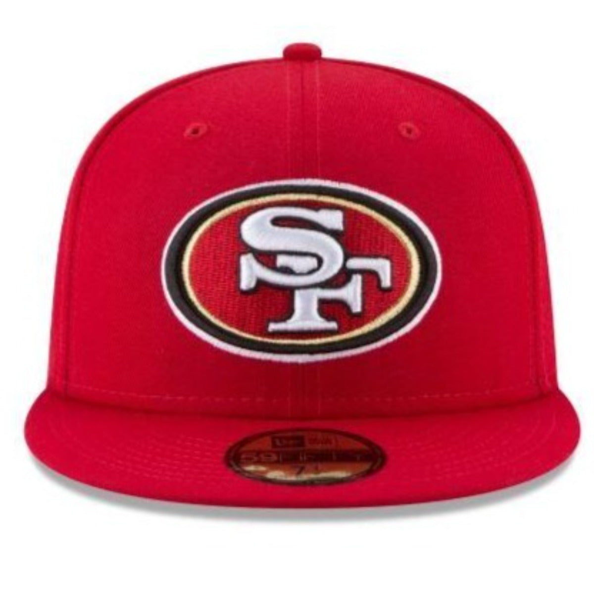 SAN FRANCISCO 49ERS NEW ERA OFFICIAL NFL BASIC 59FIFTY FITTED-RED