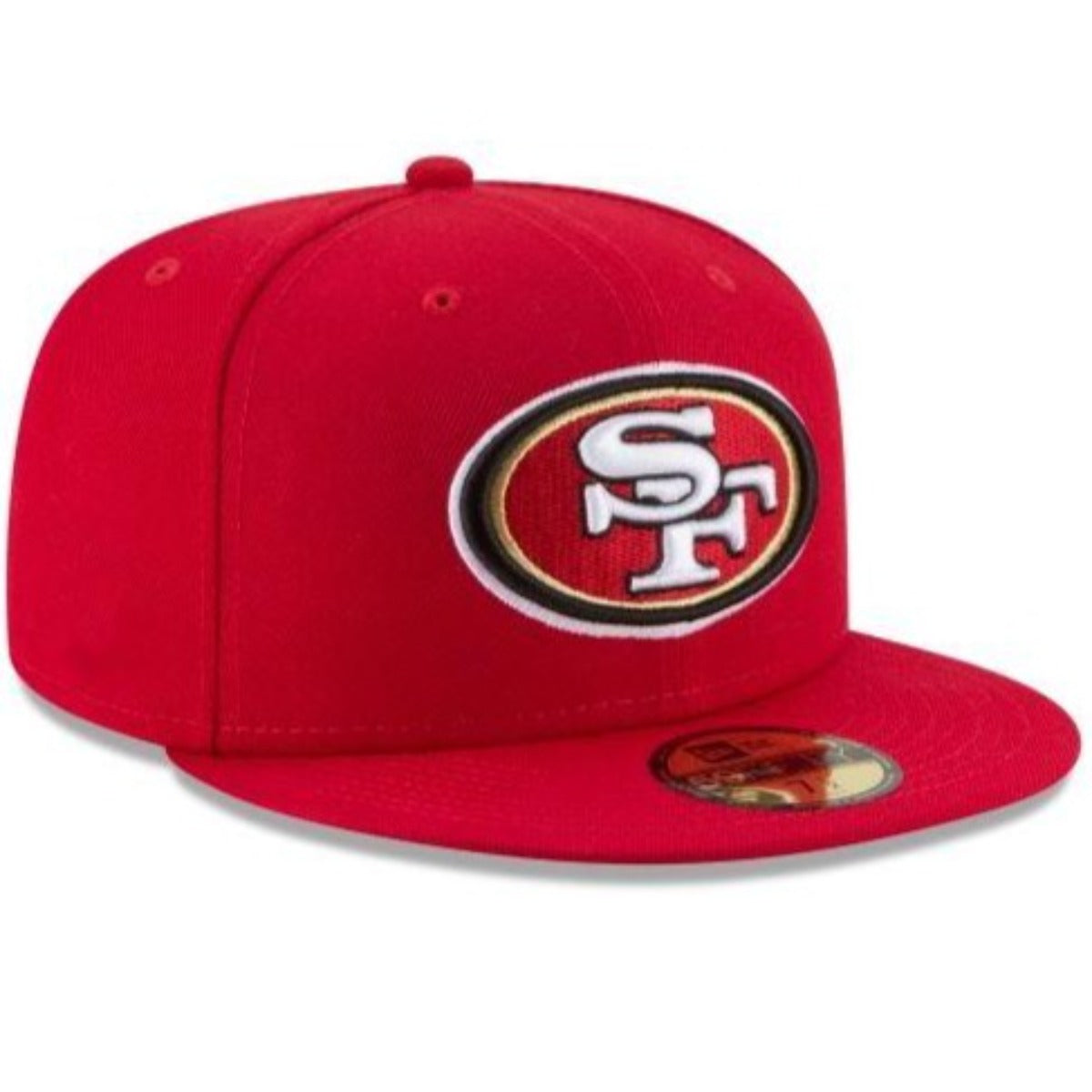 SAN FRANCISCO 49ERS NEW ERA OFFICIAL NFL BASIC 59FIFTY FITTED-RED