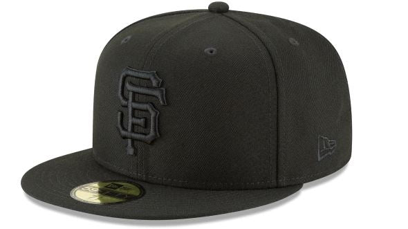 SAN FRANCISCO GIANTS NEW ERA BASIC COLLECTION 59FIFTY-BLACK