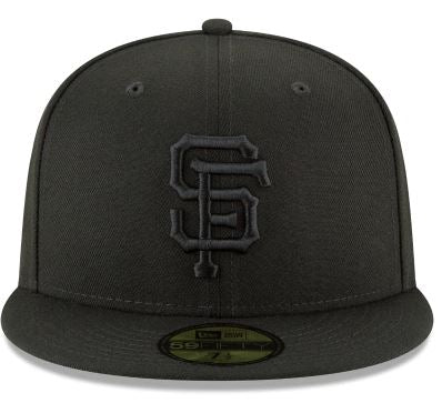 SAN FRANCISCO GIANTS NEW ERA BASIC COLLECTION 59FIFTY-BLACK