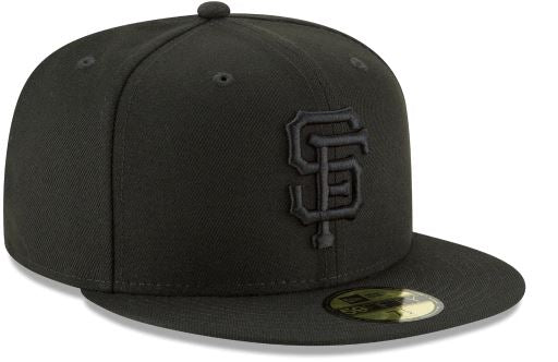 SAN FRANCISCO GIANTS NEW ERA BASIC COLLECTION 59FIFTY-BLACK