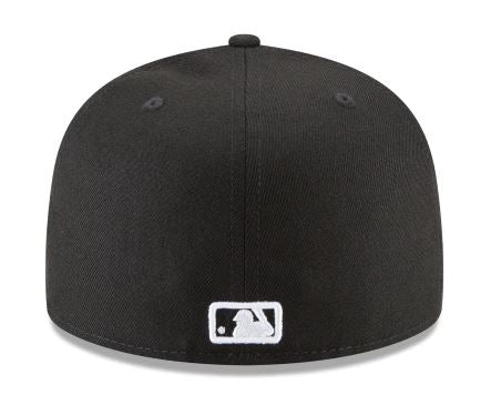 NEW ERA SEATTLE MARINERS BASIC COLLECTION FITTED 59FIFTY-BLACK AND WHITE