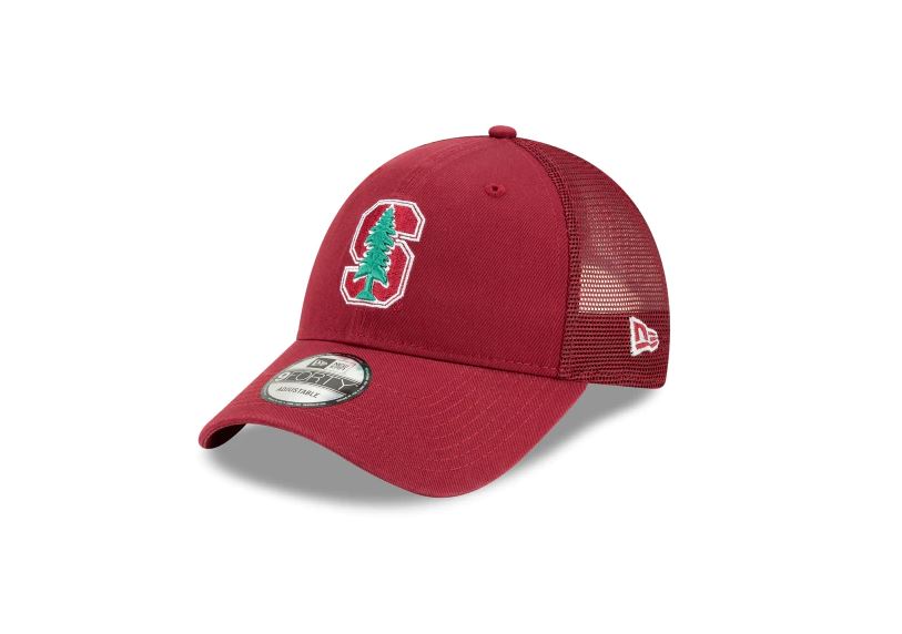 STANFORD CARDINAL NEW ERA TRUCKER 9FORTY ADJUSTABLE-MAROON