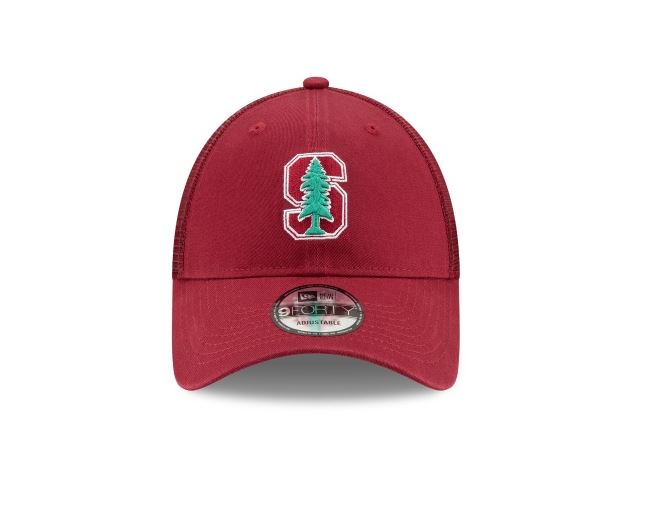 STANFORD CARDINAL NEW ERA TRUCKER 9FORTY ADJUSTABLE-MAROON