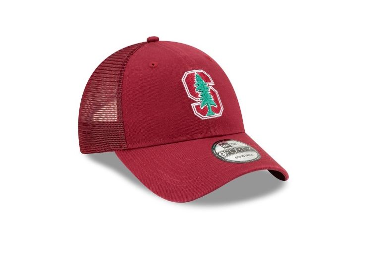 STANFORD CARDINAL NEW ERA TRUCKER 9FORTY ADJUSTABLE-MAROON