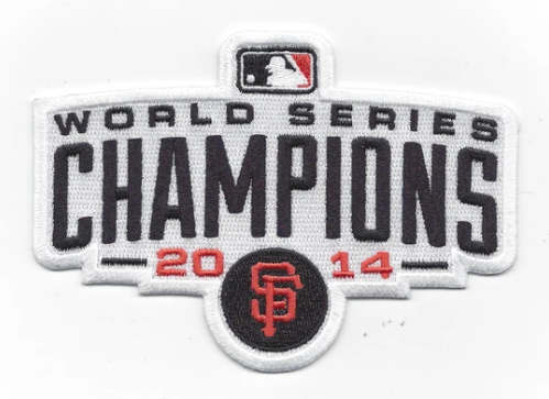 San Francisco Giants 2014 World Series Champions Patch