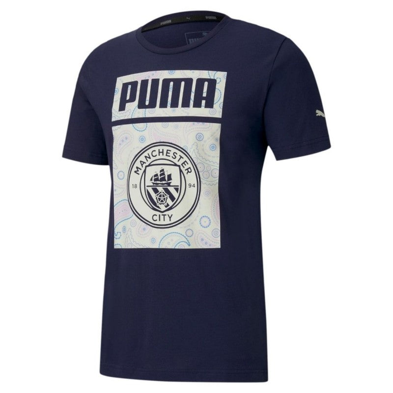 PUMA MANCHESTER CITY F.C FTBL CORE TEE-PEACOAT/WHISPER/WHITE