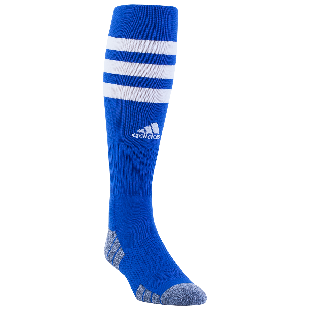 ADIDAS 3 STRIPE HOOP SOCKS-ROYAL/WHITE