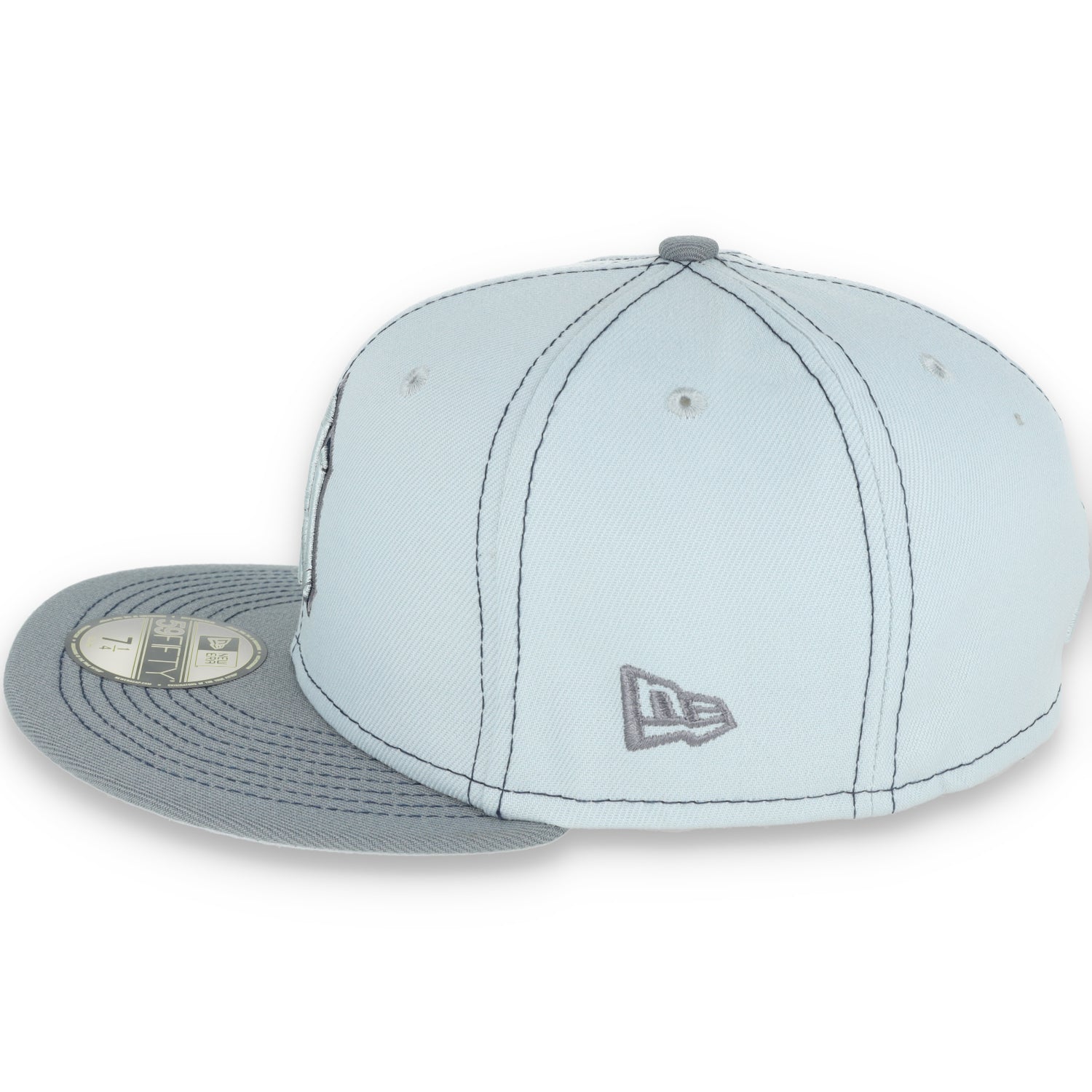 New York Yankee Gray Pop 59FIFTY Fitted Hat- Gray