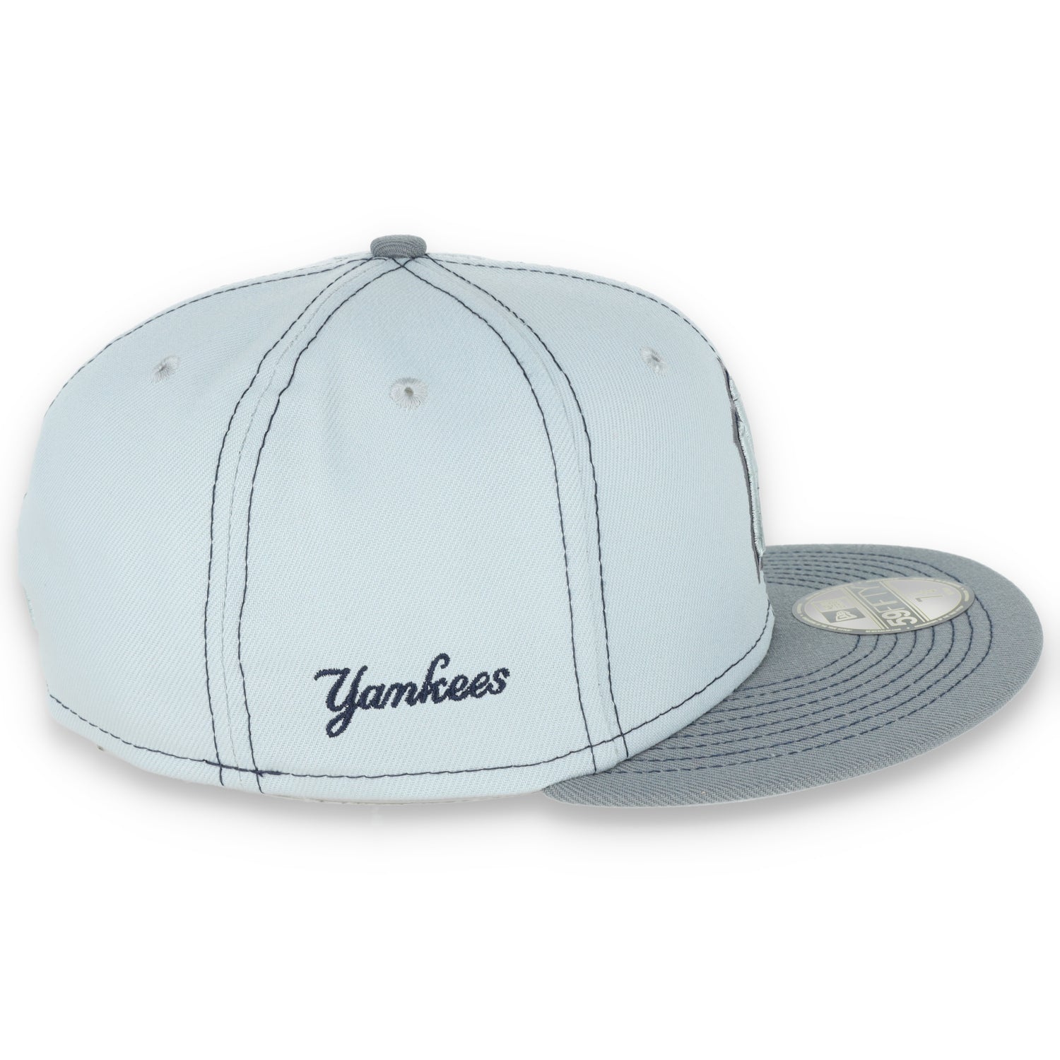 New York Yankee Gray Pop 59FIFTY Fitted Hat- Gray