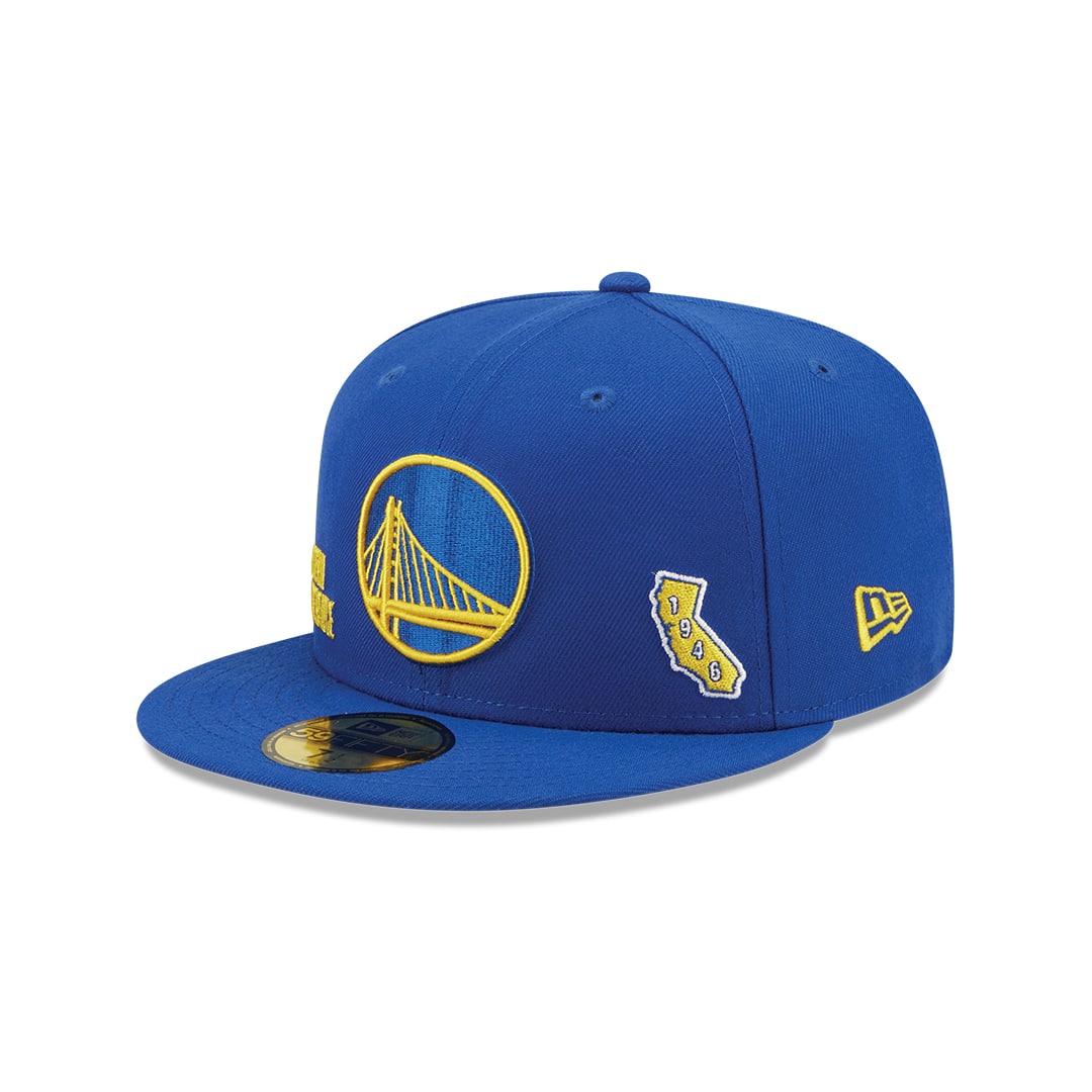 New Era Golden State Warriors Identity 59Fifty Fitted Hat-Royal