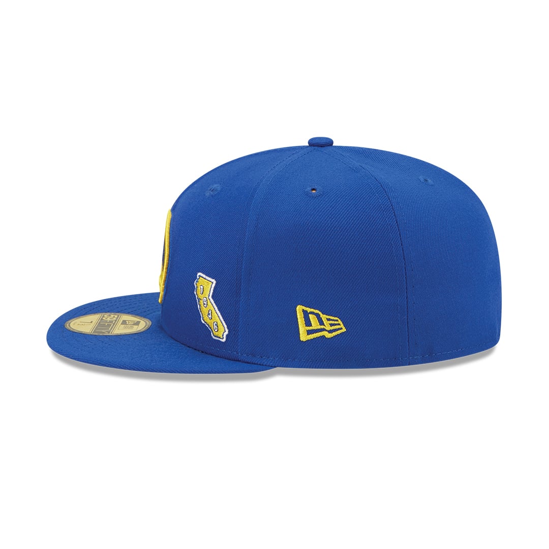 New Era Golden State Warriors Identity 59Fifty Fitted Hat-Royal