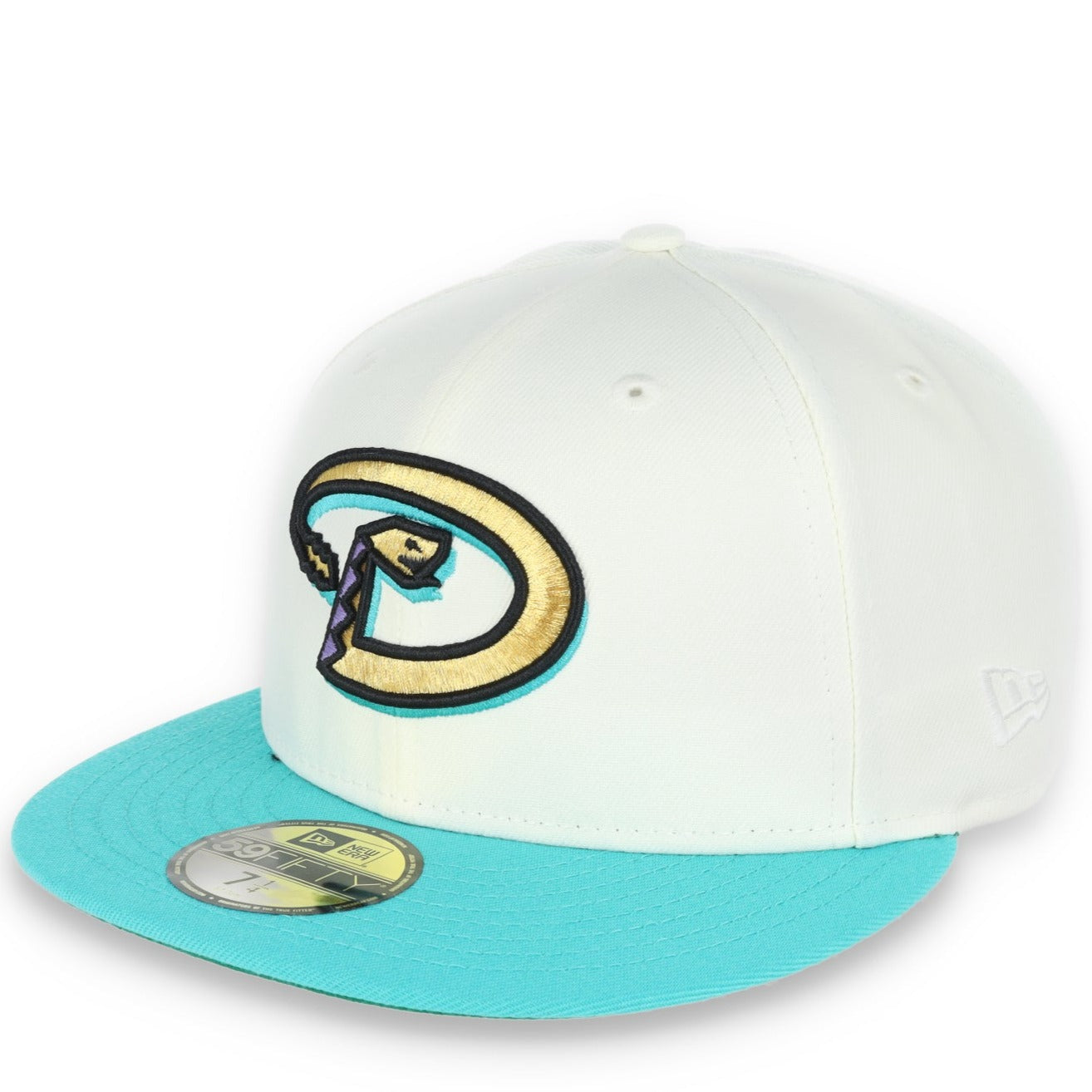 New Era Arizona Diamondbacks Patch 59FIFTY Fitted Ivory Hat