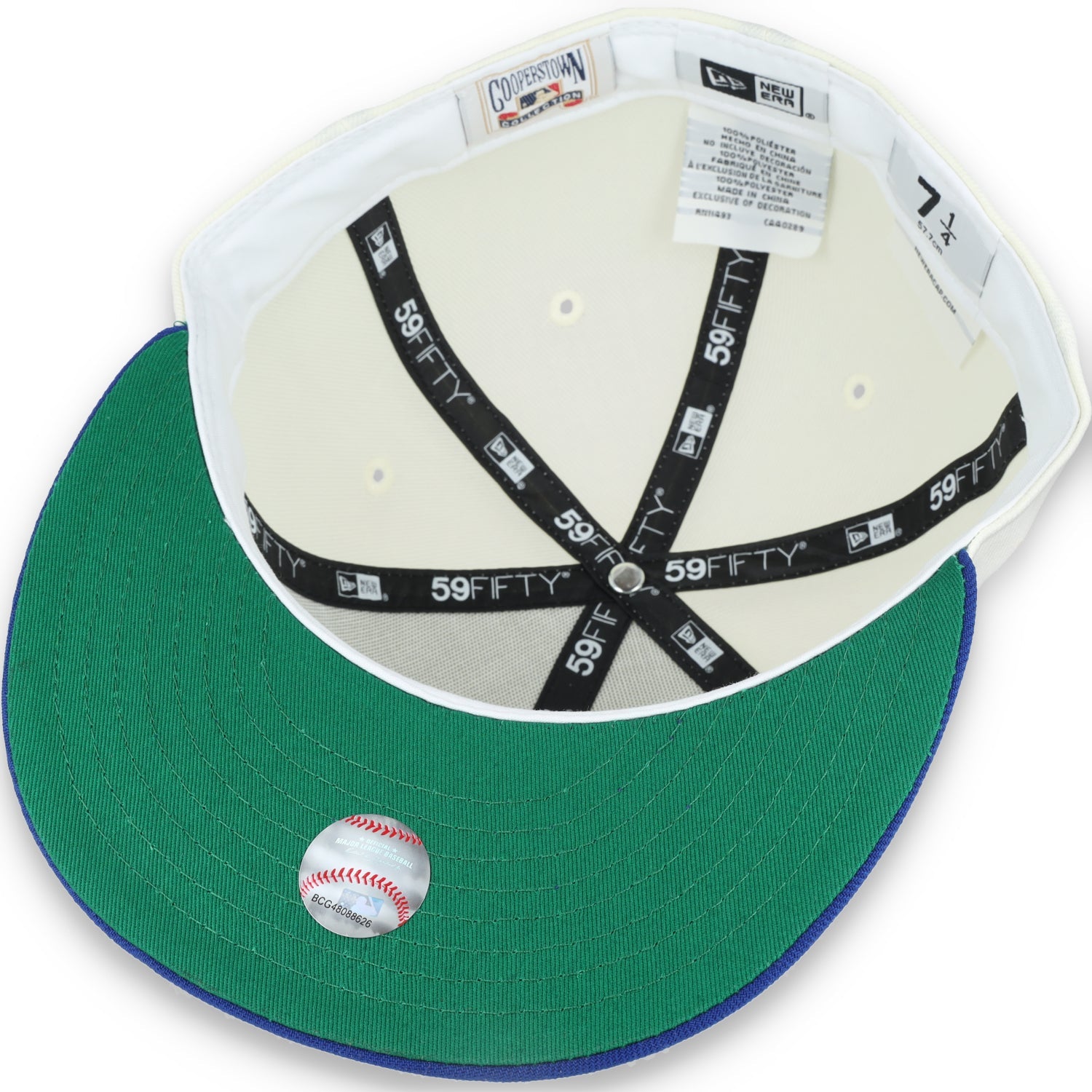 New Era Atlanta Braves 150th Anniversary Patch 59FIFTY Fitted Ivory Hat