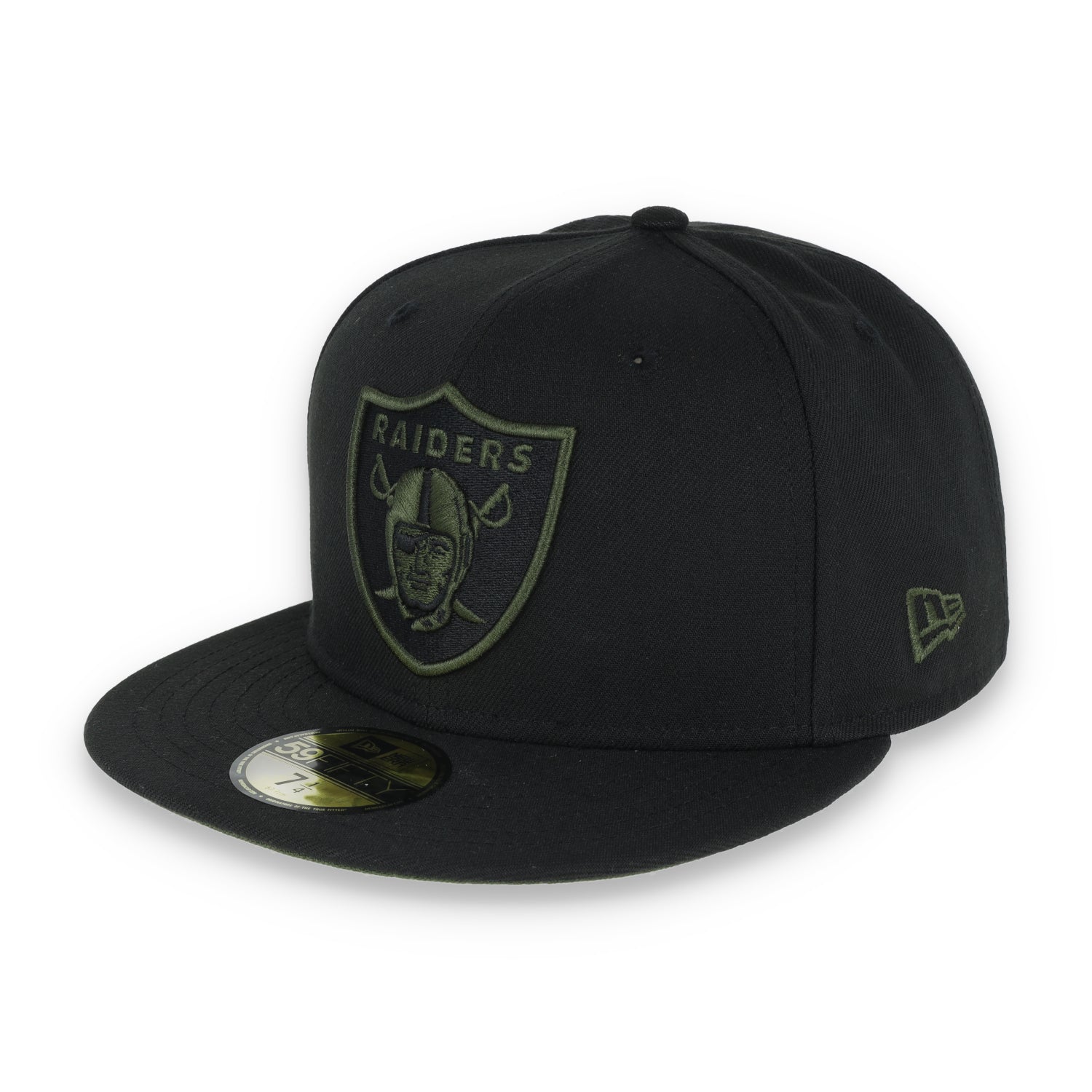New Era Las Vegas Raiders Shield 59FIFTY Fitted HAT-RIFLE GREEN