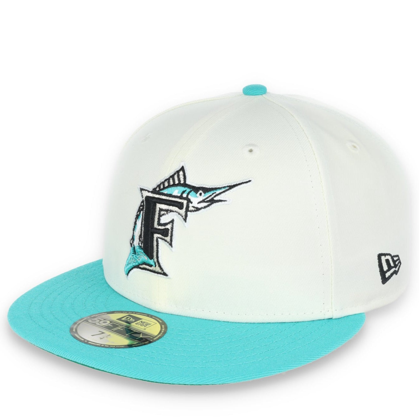 New Era Miami Marlins 1993 Inaugural Patch 59FIFTY Fitted Ivory Hat