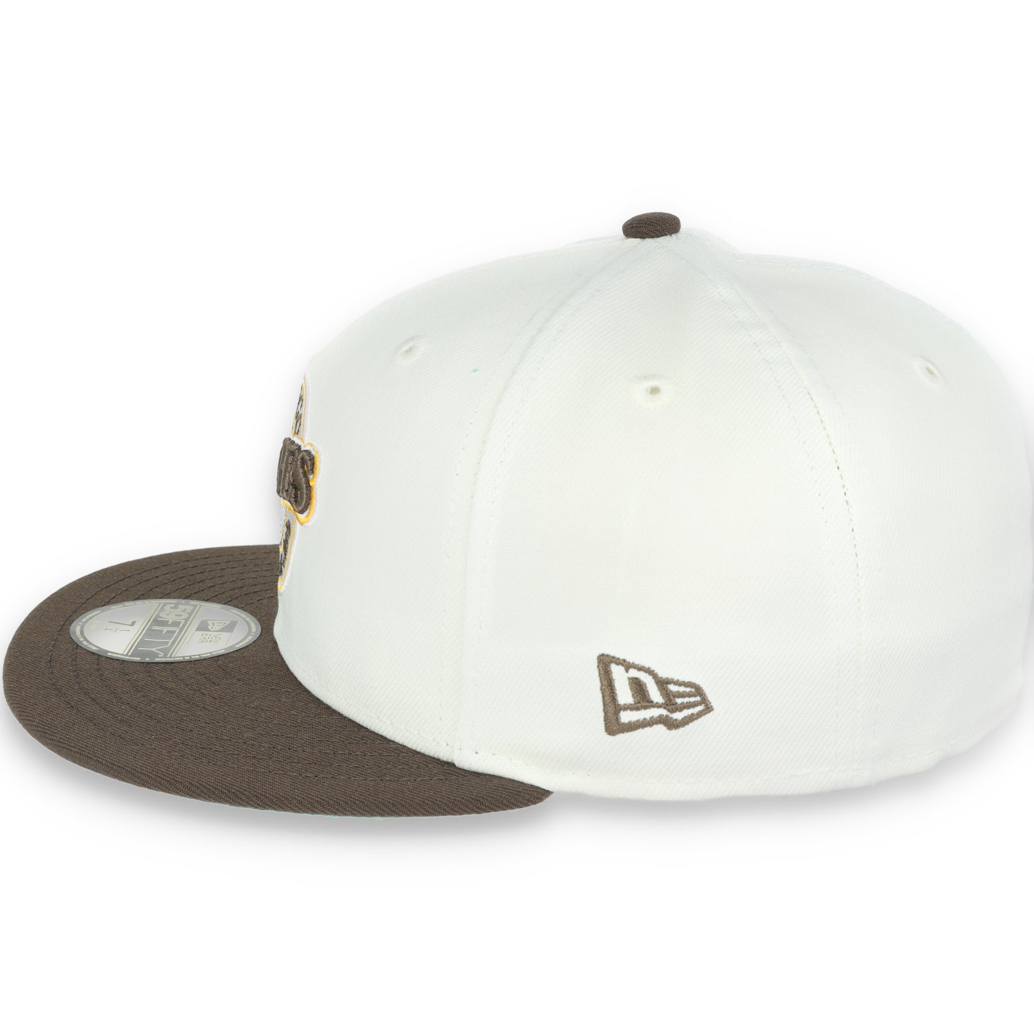 New Era San Diego Padres Patch 25TH ANNIVERSARY 59FIFTY Fitted Ivory Hat-1