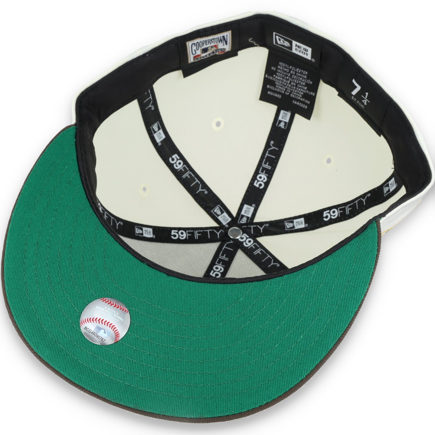 New Era San Diego Padres Patch 25TH ANNIVERSARY 59FIFTY Fitted Ivory Hat-1