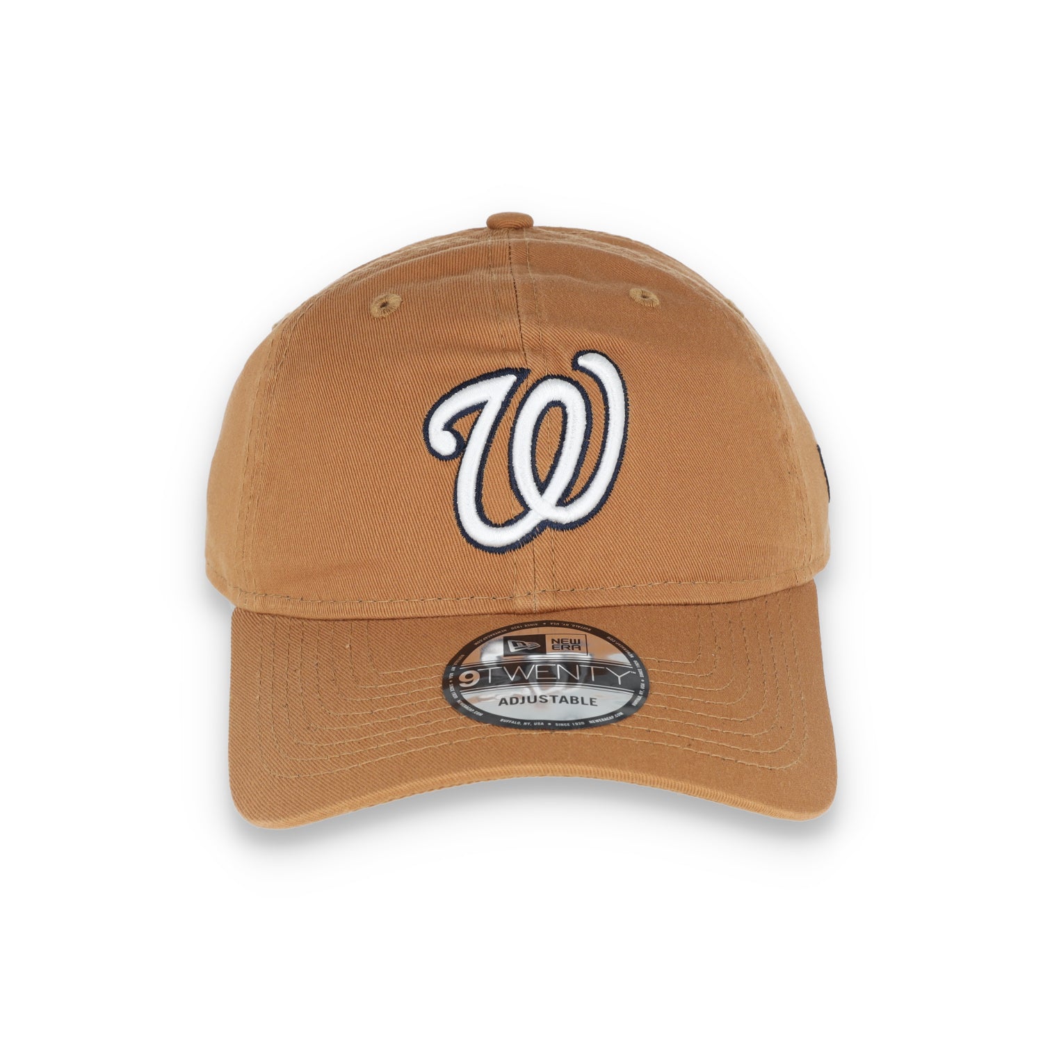 New Era Washington Nationals Core Classic 2.0 9TWENTY Adjustable Hat-Khaki