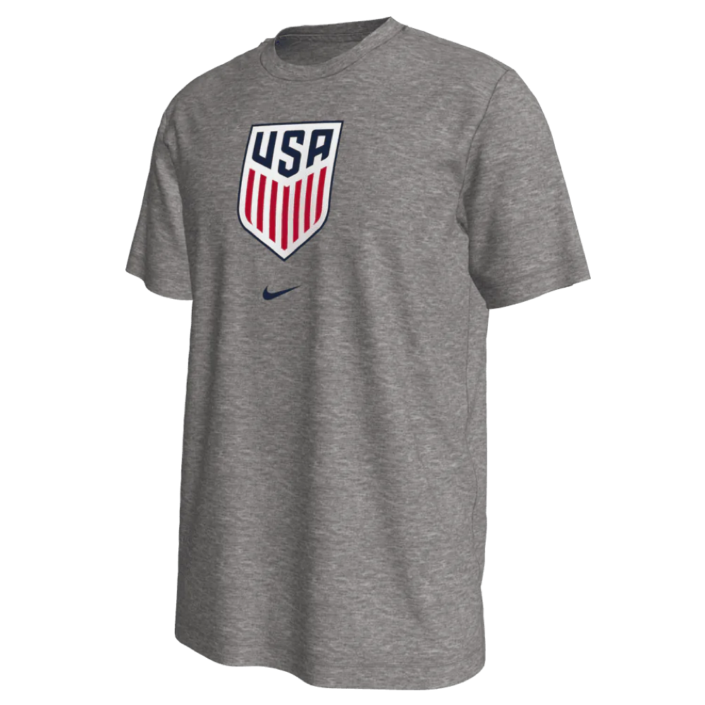 Nike U.S. Men's Soccer T-Shirt-Heather Grey