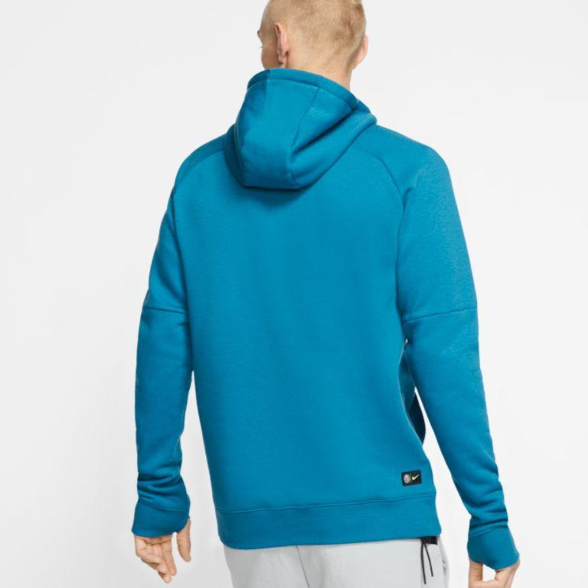 Nike Men's Club America GFA Fleece Soccer Hoodie - Industrial Blue/Lemon Chiffon