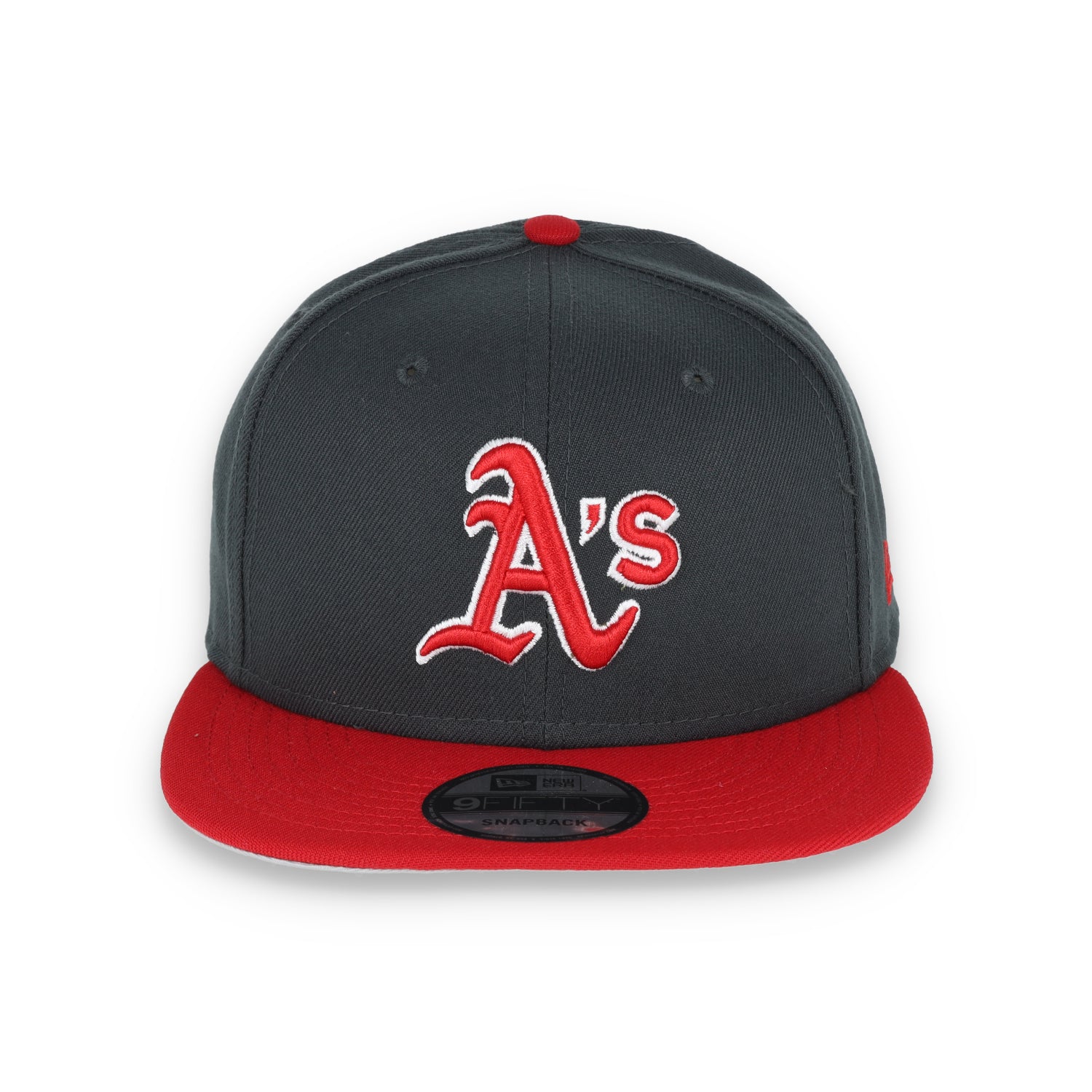 New Era Oakland Athletics 2-Tone Color Pack 9FIFTY Snapback Hat - Grey/Scarlet