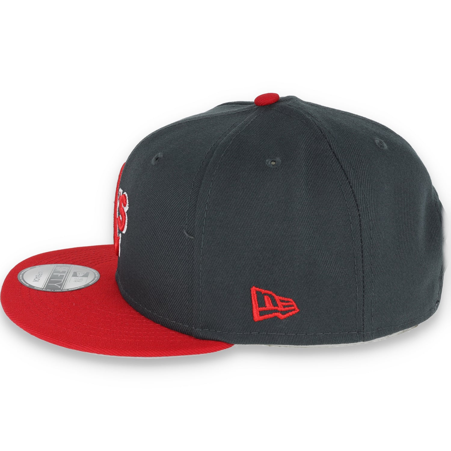 New Era Oakland Athletics 2-Tone Color Pack 9FIFTY Snapback Hat - Grey/Scarlet